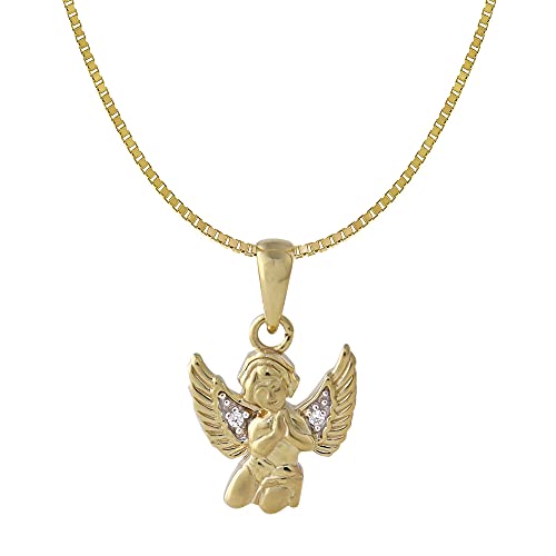 Acalee Kinder-Halskette mit Engel-Anhänger 333 / 8K Gold 50-1016-42 42 cm von ACALEE
