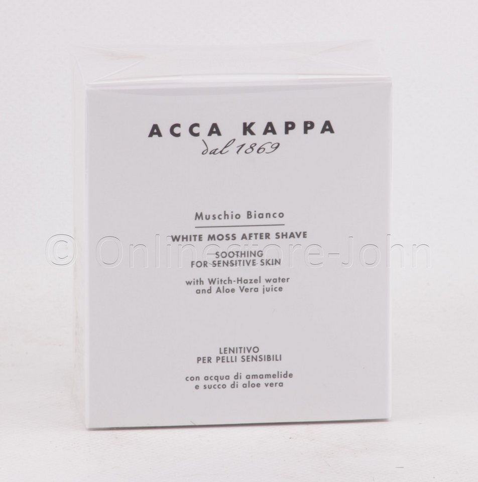 Acca Kappa After-Shave White Moss (Muschio Bianco) von Acca Kappa