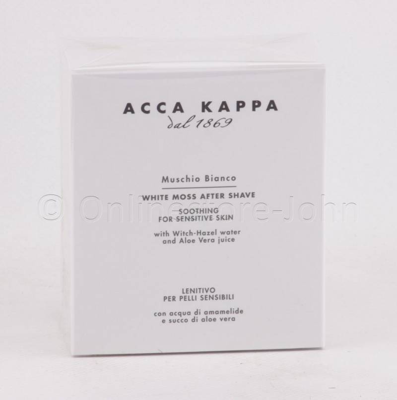 Acca Kappa After-Shave White Moss (Muschio Bianco) von Acca Kappa