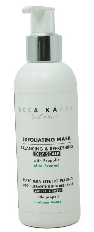 Acca Kappa Haarmaske Acca Kappa Exfoliating Mask oily scalp Mint scented 200 ml von Acca Kappa
