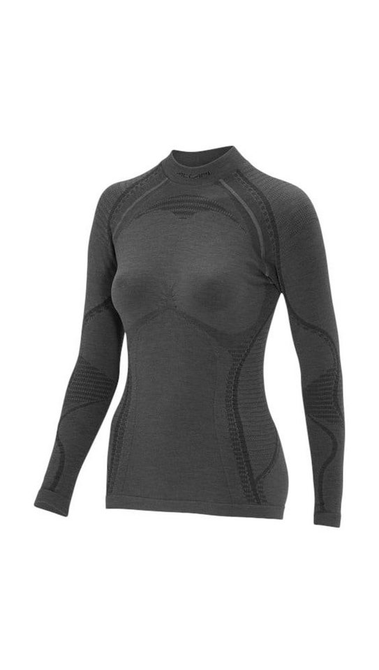 Accapi Langarmshirt Ergowool Long Sleeve Shirt (Merinowolle, warm) Unterwäsche dunkelgrau von Accapi