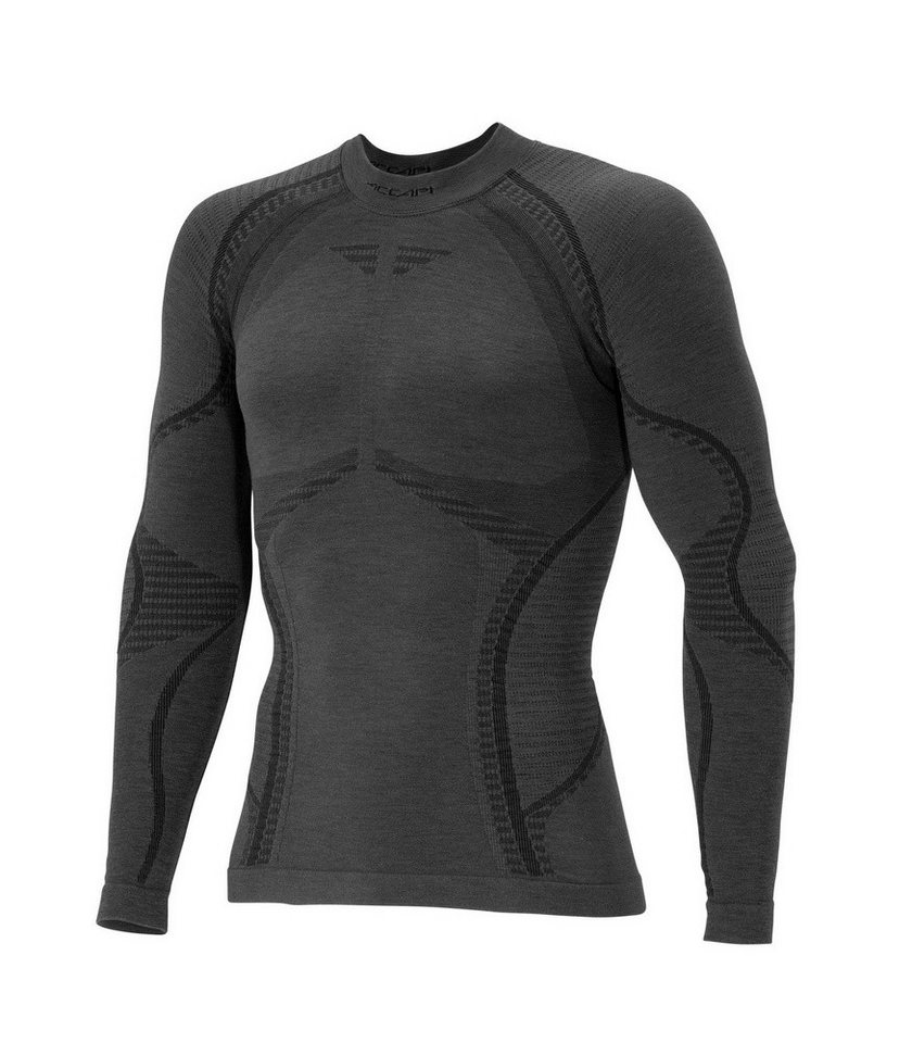 Accapi Langarmshirt Ergowool Long Sleeve Shirt (Merinowolle, warm) Unterwäsche dunkelgrau von Accapi