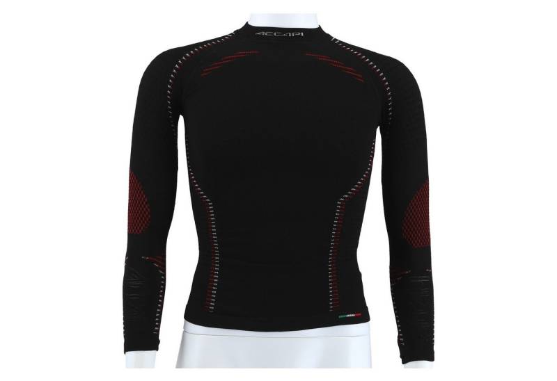 Accapi Langarmshirt Funktionsunterwäsche Ergoracing (warm) schwarz/rot Kinder von Accapi