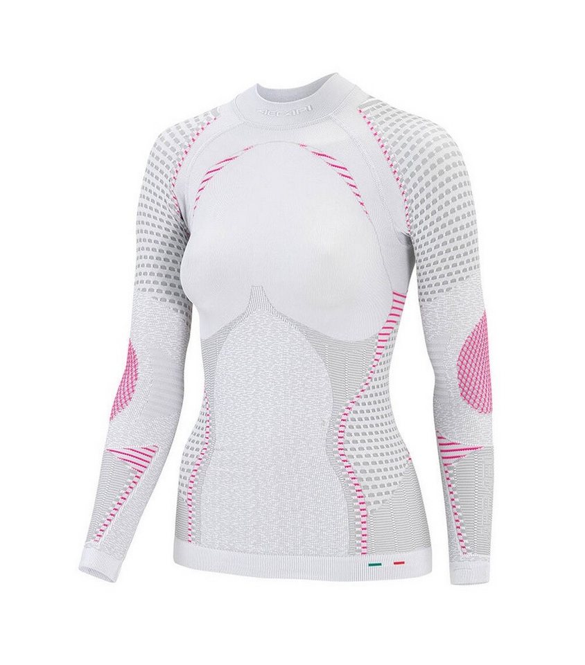 Accapi Langarmshirt Funktionsunterwäsche Ergoracing (warm, nahtlos) weiss/hellgrau Damen von Accapi
