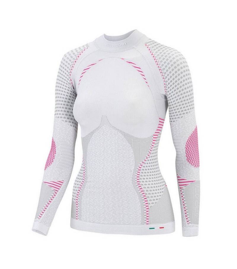 Accapi Langarmshirt Funktionsunterwäsche Ergoracing (warm, nahtlos) weiss/hellgrau Damen von Accapi