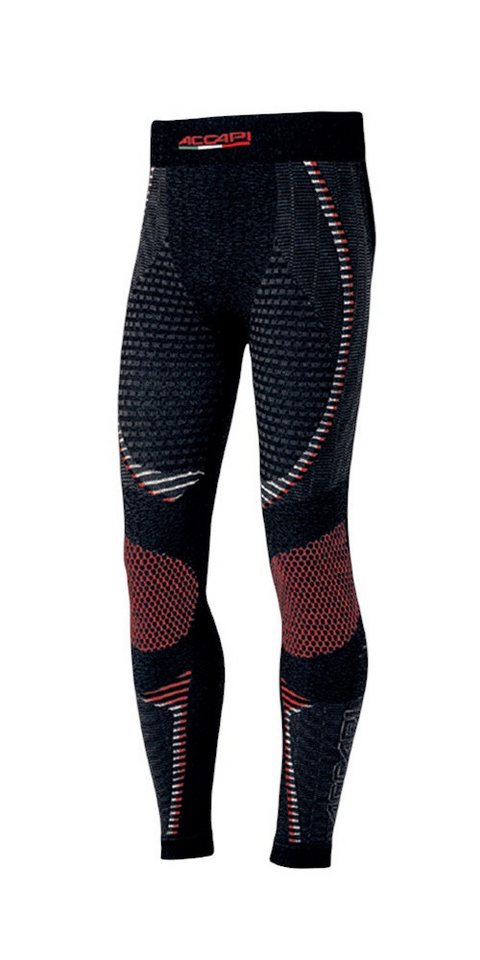 Accapi Lange Unterhose Funktionsunterwäsche Unterziehhose Ergoracing (warm) schwarz/rot von Accapi