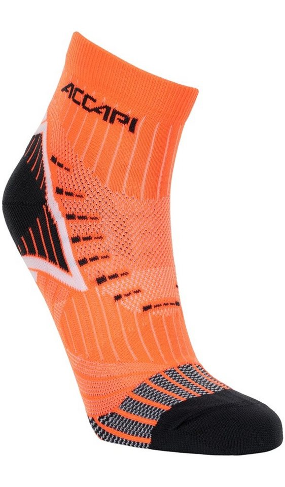 Accapi Laufsocken Quarter Running Touch orange/schwarz - 1 Paar Accapi Laufsocken Quarter Running Touch orange/schwarz - 1 Paar von Accapi