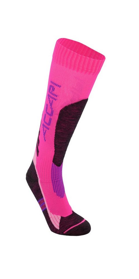 Accapi Skisocken Performance Ski Kniestrümpfe (Merinowolle, warm) fuchsia/anthrazitgrau von Accapi