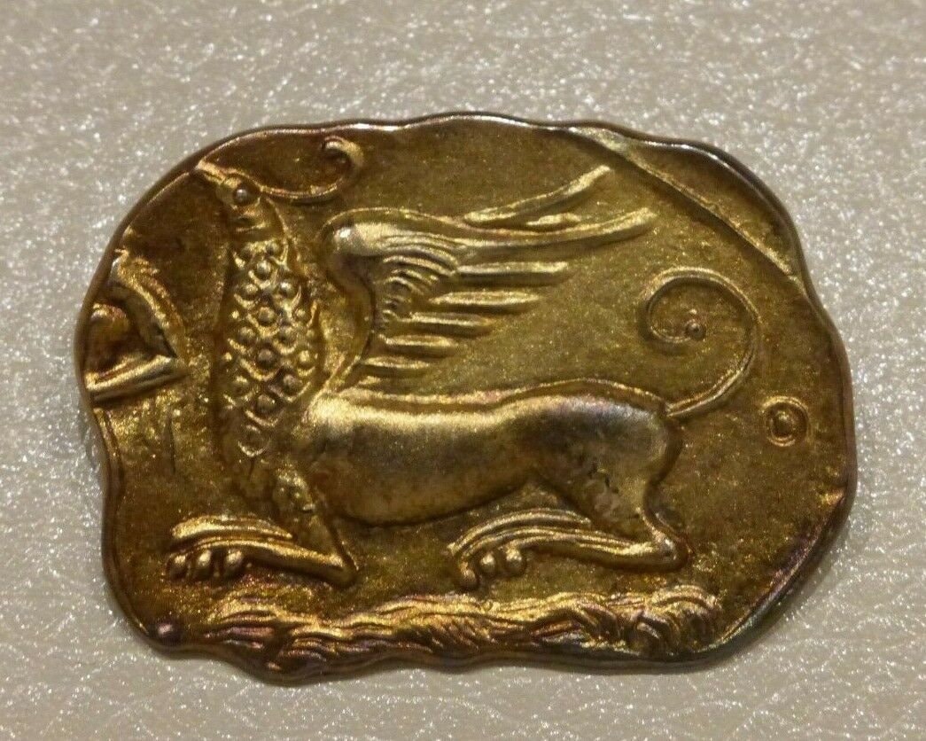 Vintage European 835 Silver Pin Brooch von AccentsAntiquesMore