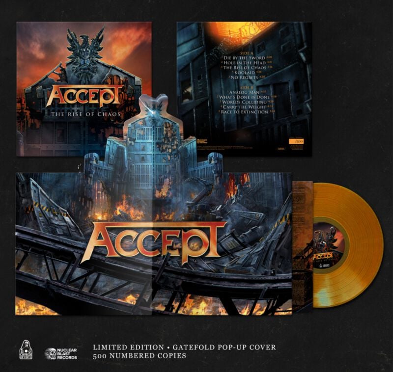 Accept The rise of chaos LP multicolor Accept The rise of chaos LP multicolor von Accept