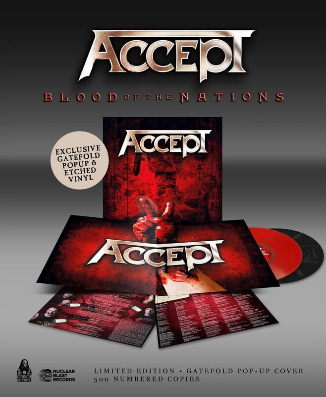 Blood of the nations von Accept - 2-LP (Coloured, Limited Edition, Re-Release, Standard) von Accept