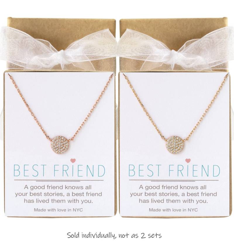 Bester Freund Geschenke, Halskette, Geschenk, Freundschaft Disc N246-N305-13 von AccessoriesAtelier
