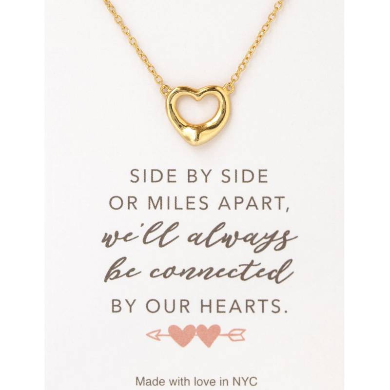 sterling Silber Bff Herz Halskette Freundschaft Geschenk von AccessoriesAtelier