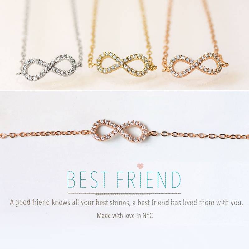 Freundschaft Armband, Best Friend Geschenke, Infinity B163-13 von AccessoriesAtelier