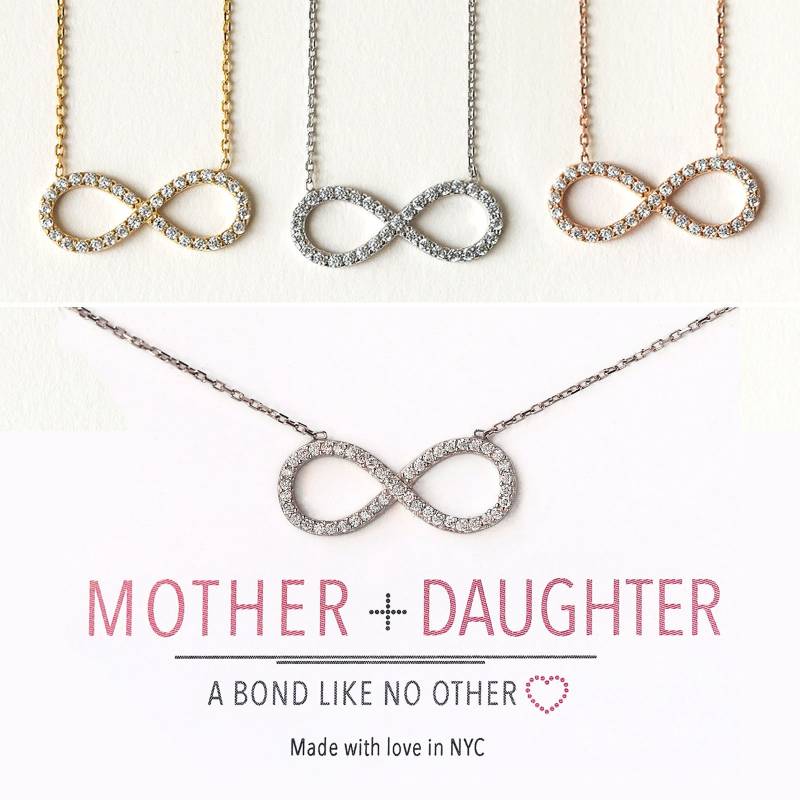 Halskette Für Mama, Geschenke Mutter Tochter Halskette, Geschenk Mama Geschenk, Infinity N303-15 von AccessoriesAtelier