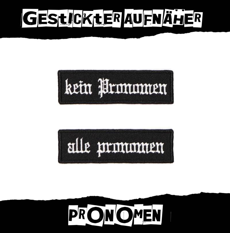 Aufnäher Pronomen Unspezifisch Rustikal von AccessoriesProjekt3D