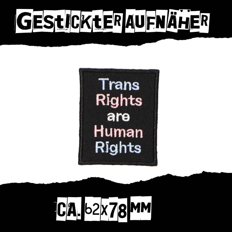 Patch Trans Rights Are Human von AccessoriesProjekt3D