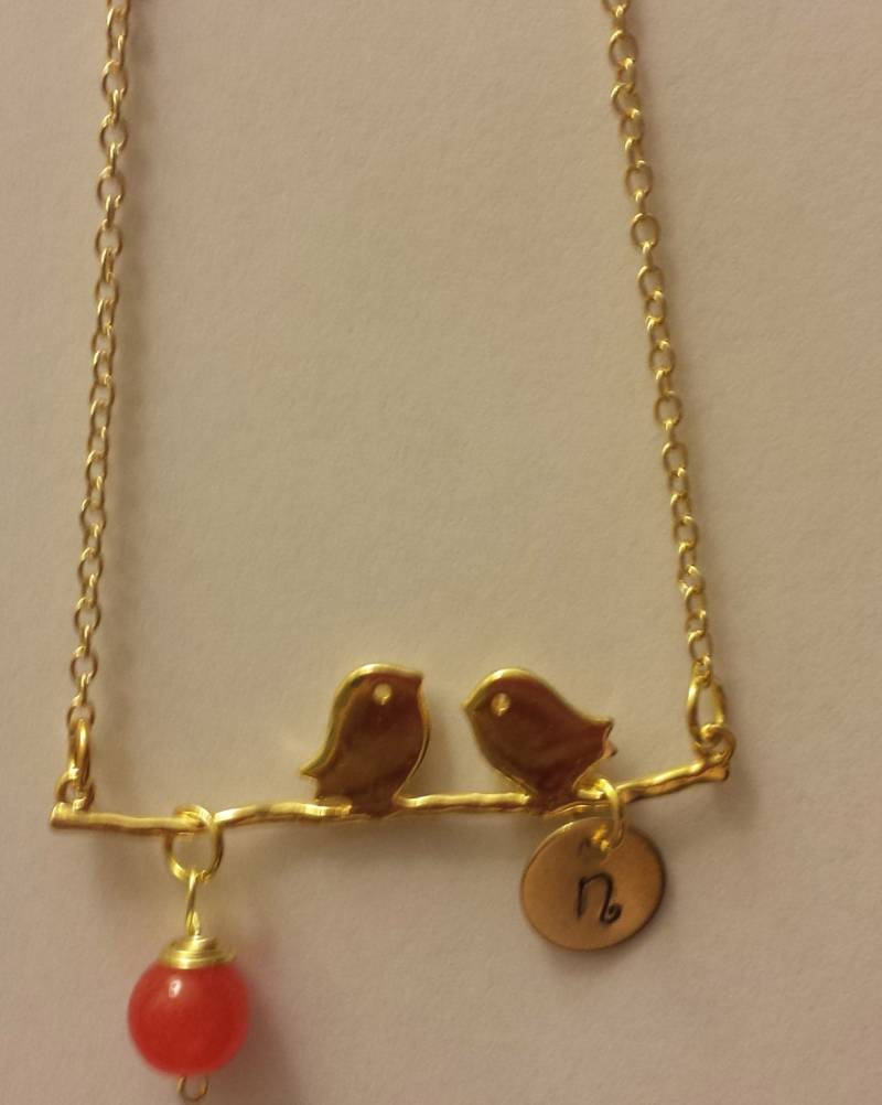 Liebe Vögel Und Ursprüngliche Halskette von AccessoriesSimply