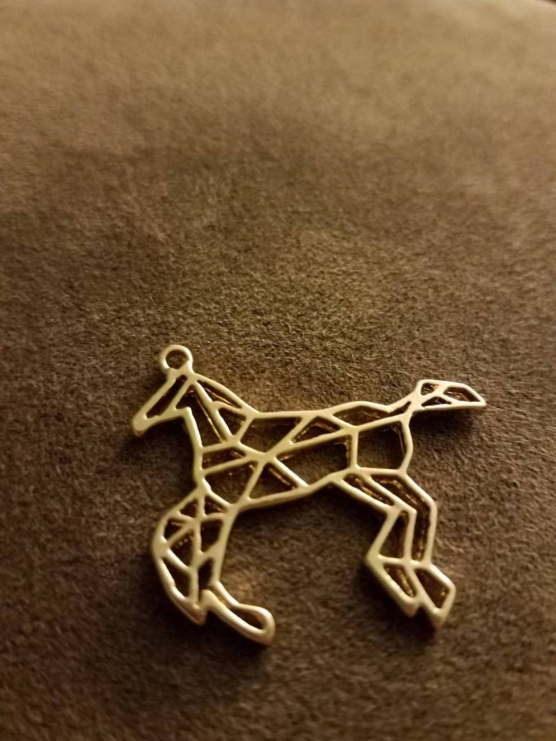 Origami-Pferd-Charme von AccessoriesSimply