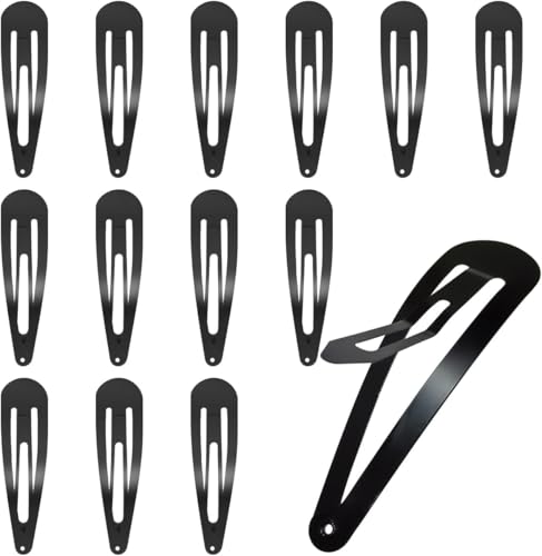 Accessorize Kingdom Tic Tac Haarspangen, Haarschmuck für Damen und Mädchen, Mattschwarz, M (2 Stück, 24 Stück) von Accessorize Kingdom