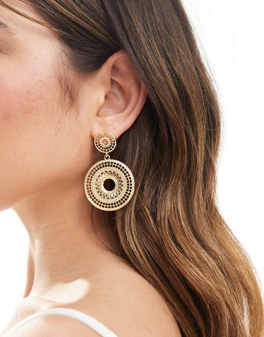 Accessorize - Goldfarbene Ohrringe mit Scheiben-Design Accessorize - Goldfarbene Ohrringe mit Scheiben-Design von Accessorize