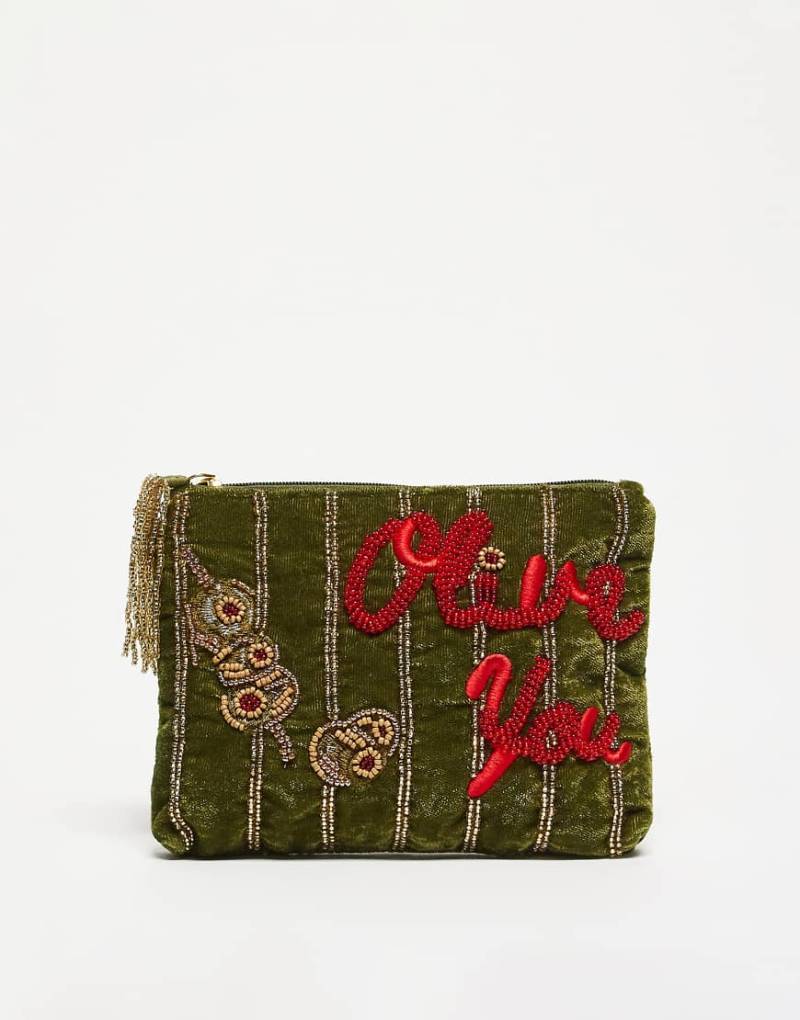 Accessorize - Olive You - Börse in Grün von Accessorize