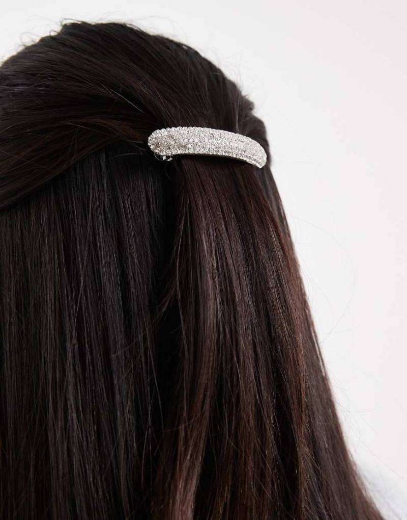Accessorize - Stark glitzernde Haarspange in Silberoptik von Accessorize