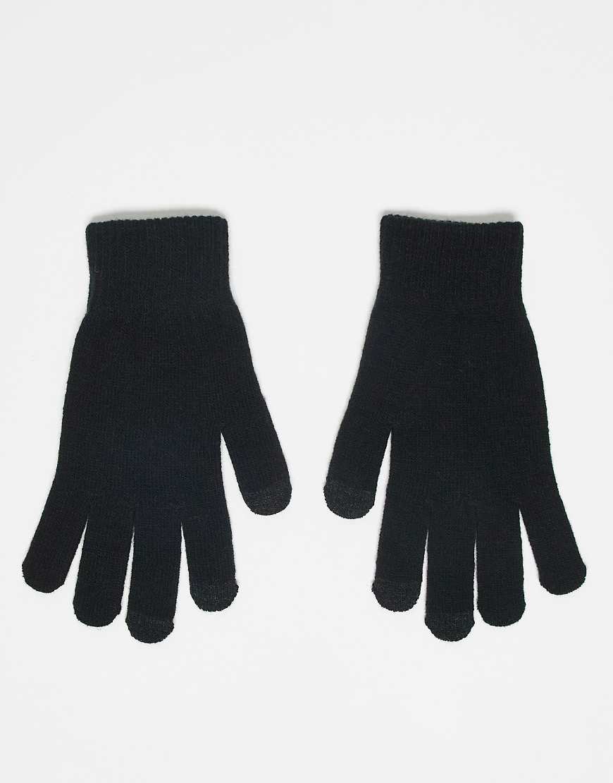Accessorize - Superelastische Touchscreen-Handschuhe in Schwarz von Accessorize