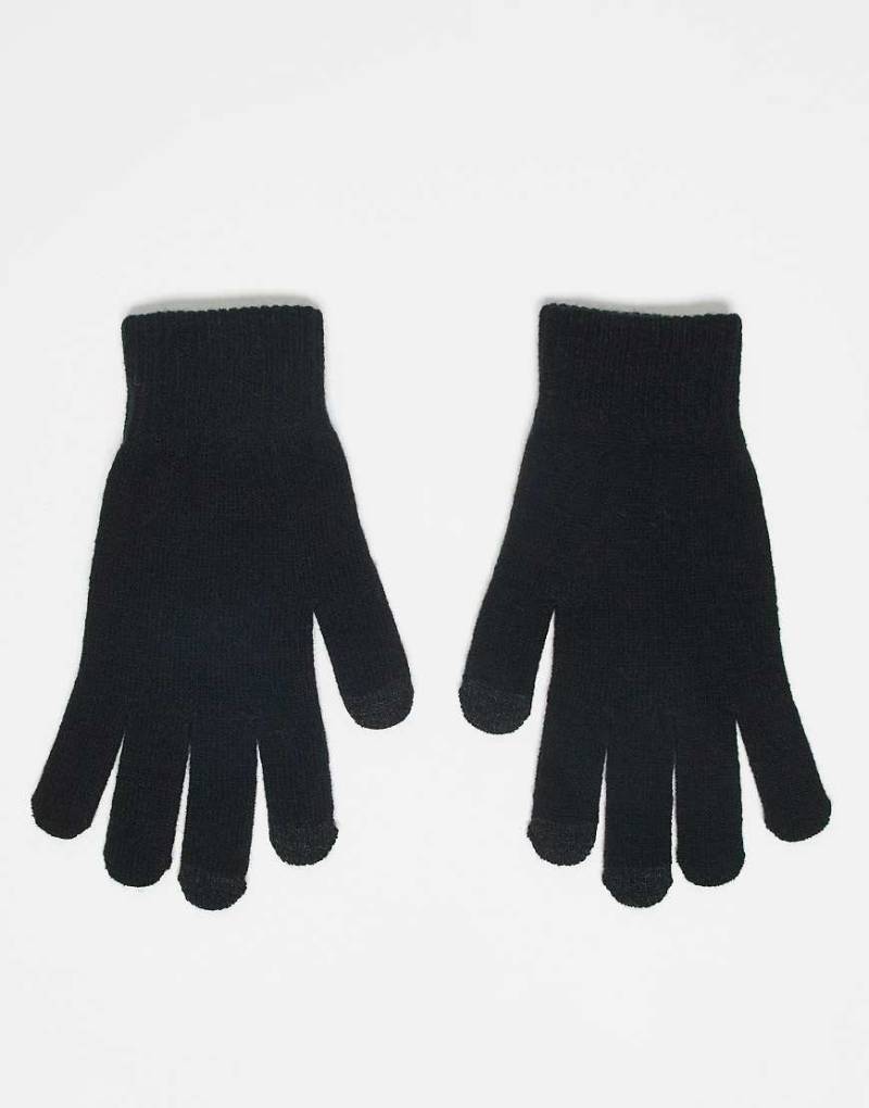 Accessorize - Superelastische Touchscreen-Handschuhe in Schwarz von Accessorize