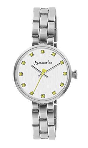 Accessorize Women'Damen Armbanduhr Analog Silber AZ4005 von Accessorize