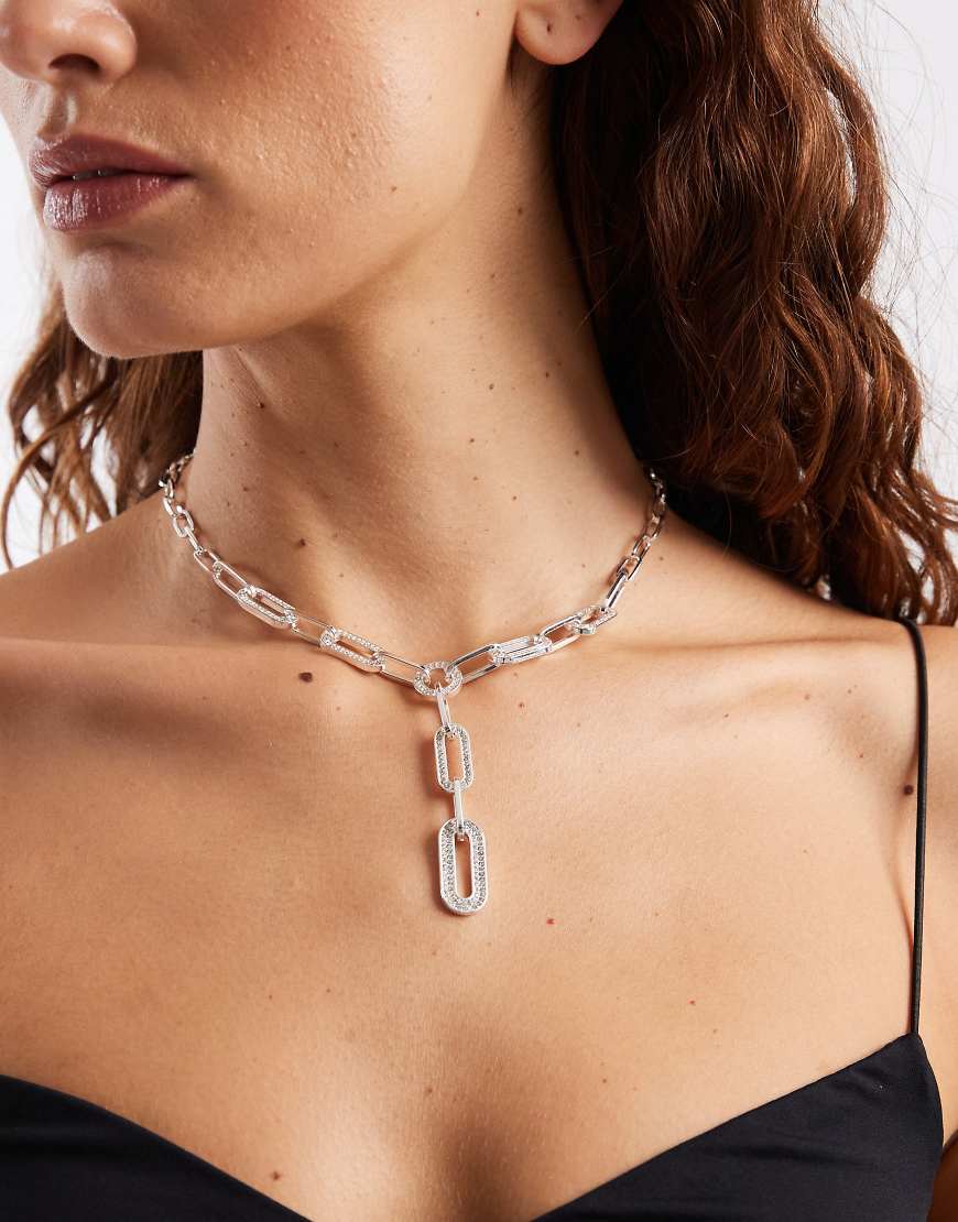Accessorize - Zarte Gliederhalskette in Silberoptik von Accessorize