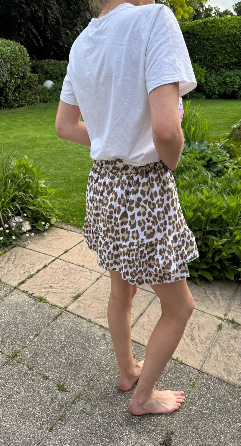 Süßer Musselin Skort in Leo Paik Oder Unni Mit Herzchen Made Italy Gr. Os 36 38 40 von AccessoryAndBags