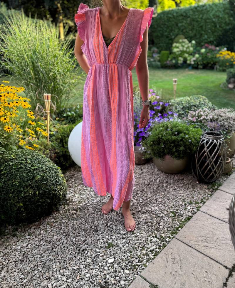 Wunderschönes Musselin Maxikleid Größe One Size 36 38 40 in Verschiedenen Farben von AccessoryAndBags