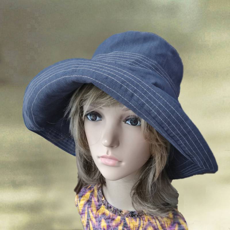 Cloche Hat Mit Sommer Krempe Leichter Sonnenhut Für Damen von AccessoryArty