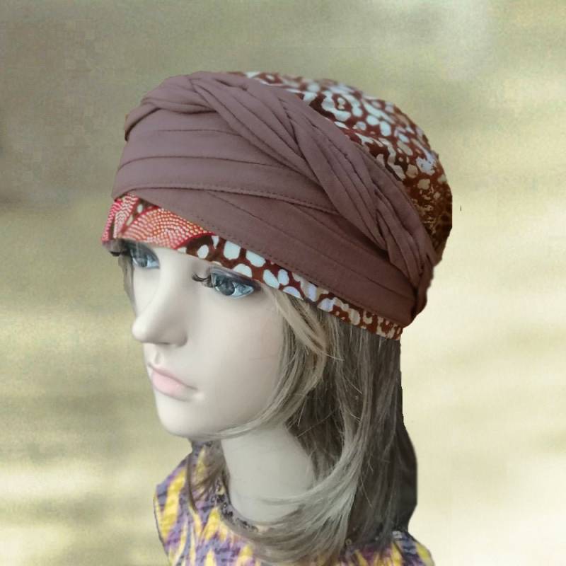 Orange Sommer Bandana Hut Leichte Polyester Sonnenmütze von AccessoryArty