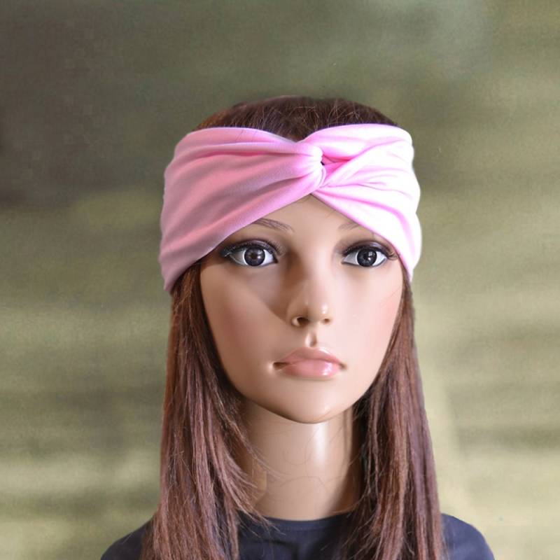 Pink Turban Haarband Gedrehtes Yoga Stirnband Für Frauen von AccessoryArty