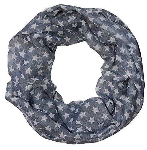 Accires Sterne Damen Loop Schal BN16 (grau) von Accires