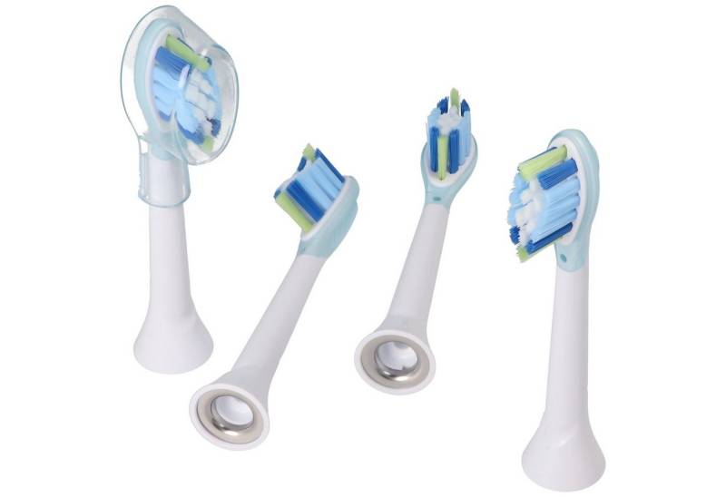 AccuCell Blutdruckmessgerät 4 Stück Smart Cleaning Brush Ersatz-Zahnbürstenkopf für elektrische Z von AccuCell