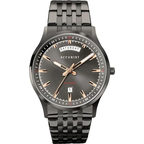 Accurist 7362 Mens Gunmetal Watch von Accurist