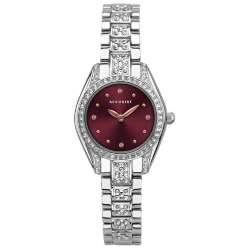 Accurist 8338 Ladies Burgundy Classic Watch von Accurist