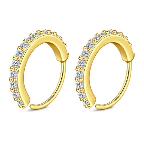 20G Nasenpiercing Hoop Gold Edelstahl Nasenpiercinge 10mm Tragus Helix Piercing Ring Scharnier Segment Ringe Hoops Nose Clicker Ring Knorpel Daith Rook Ohrring Piercing Schmuck für Frauen Männer 20G Nasenpiercing Hoop Gold Edelstahl Nasenpiercinge 10mm Tragus Helix Piercing Ring Scharnier Segment Ringe Hoops Nose Clicker Ring Knorpel Daith Rook Ohrring Piercing Schmuck für Frauen Männer von AceFun