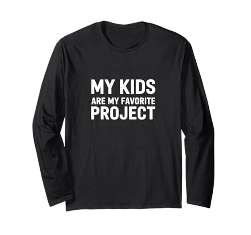 MEINE KINDER SIND MEIN LIEBLINGSPROJEKT Statement Langarmshirt von AceVision