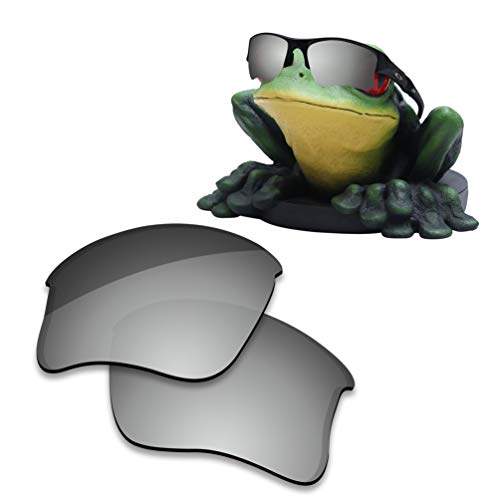 Acefrog AR Beschichtete Polarisierte Ersatzgläser für Oakley Flak Jacket XLJ Sonnenbrillen - Star Silver von Acefrog