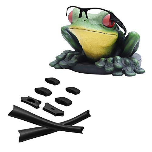 Acefrog Ersatz Gummikits für Oakley Flak Jacket/Flak Jacket XLJ Sonnenbrillen - Schwarz von Acefrog