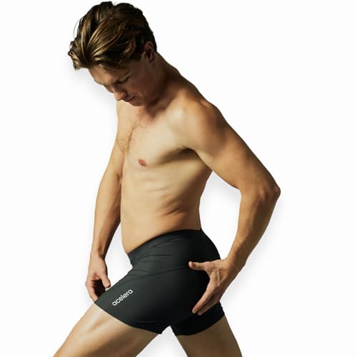 Acelera Fahrradunterhose Herren gepolstert - Polsterung [Carbon-Endurance] Fahrradhose für über 6h Fahrzeit | Radlerhose Herren als unsichtbare Radunterhose - L von Acelera