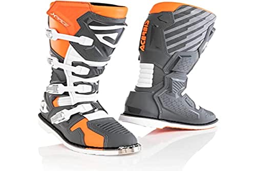 Acerbis Herren X-Race Stiefel, Orange Grau von Acerbis