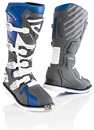 Acerbis Herren X-Race Stiefel, blau grau von Acerbis