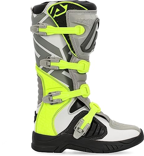 Acerbis Herren Stivale X-Team Stiefel, Grau Gelb von Acerbis