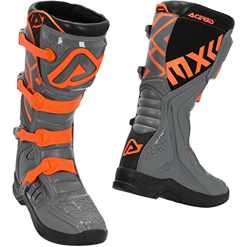 Acerbis Herren X-Team Stiefel, Grau Orange von Acerbis