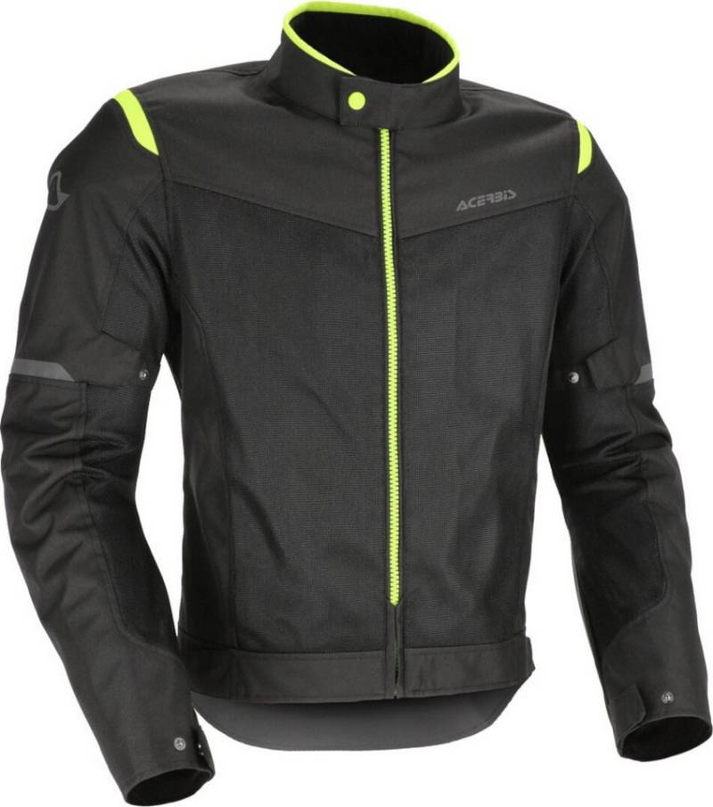 Acerbis Motorradjacke Ramsey Vented 2.0 Mesh Motorrad Textiljacke Ellenbogenprotektoren enthalten,Schulterprotektoren enthalten von Acerbis